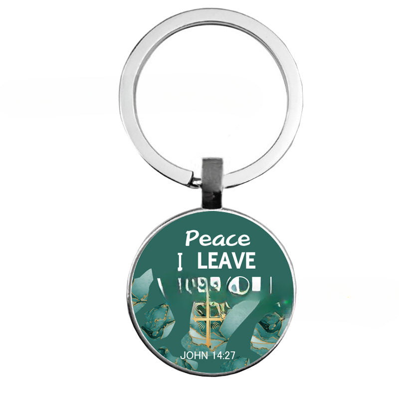 Wholesale ABOND THE BLESSINGS Time Gem Alloy Keychains